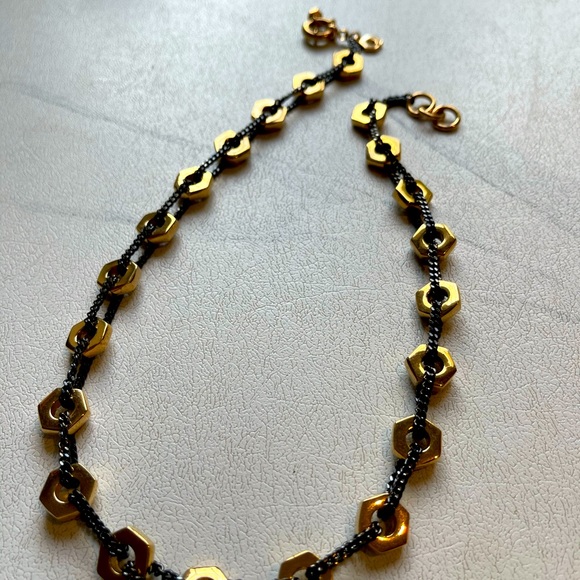 Marc by Marc Jacobs Bolts Bib Necklace - Picture 5 of 7